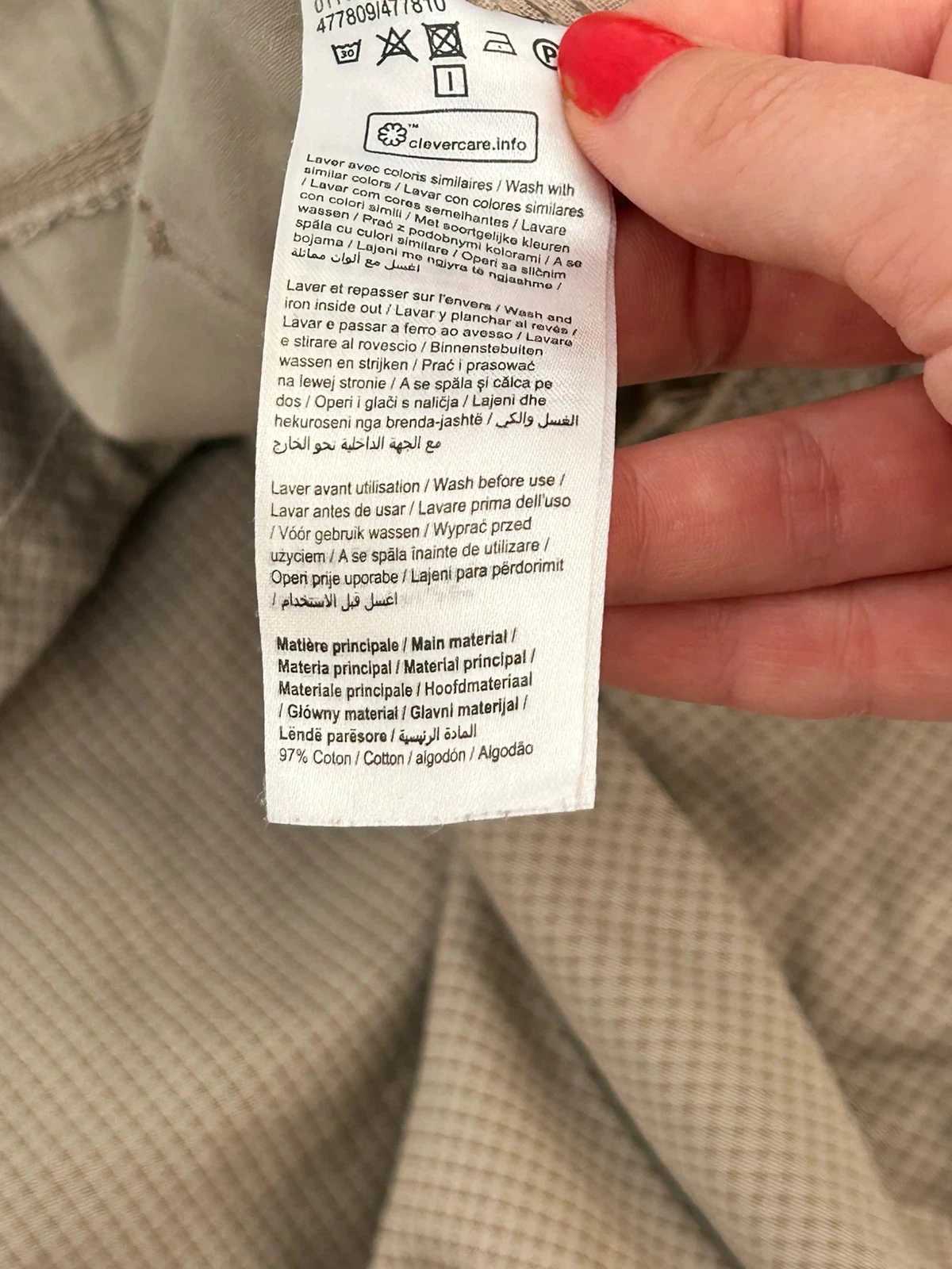 Pantacourt 48/4XL Gémo bege homem bom estado algodão – photo 4